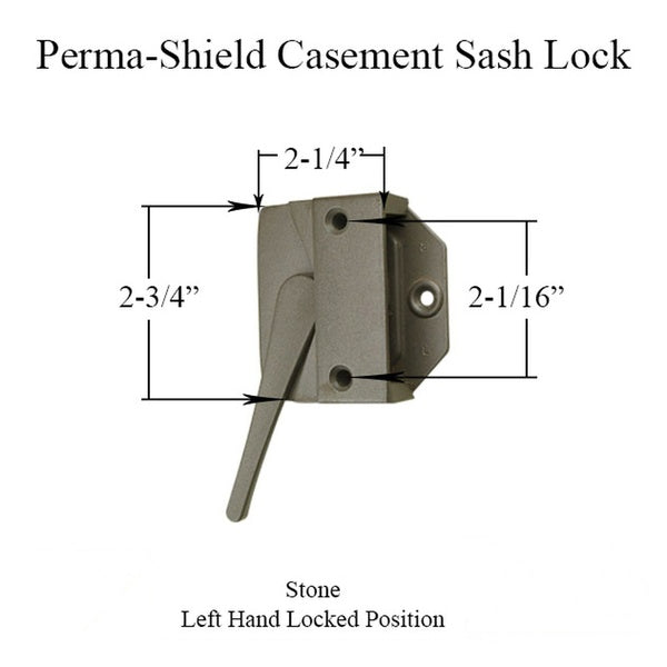 Andersen Casement Window Sash Lock, Perma-Shield 1979-95, LH