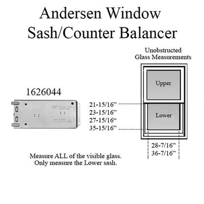 Andersen Windows - Perma-Shield Narroline Counter Balancer,