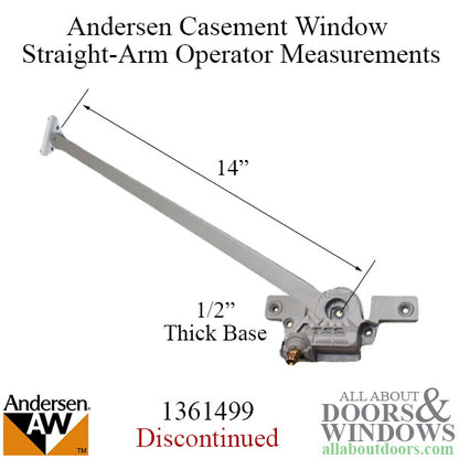 Andersen Straight Arm Operator, 1995-98 Enhanced #2, Left -