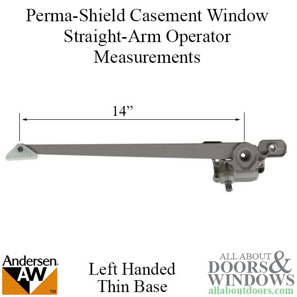 Andersen Perma-Shield Casement Windows - Straight Arm Operat