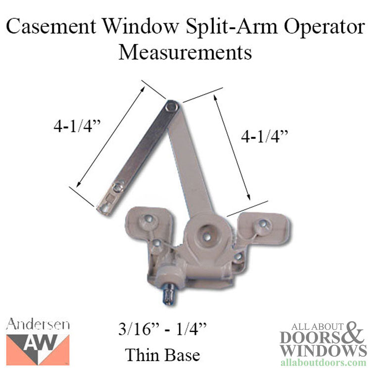 Andersen Operator, E-Z Corrosion Resistant Non-handed Univer