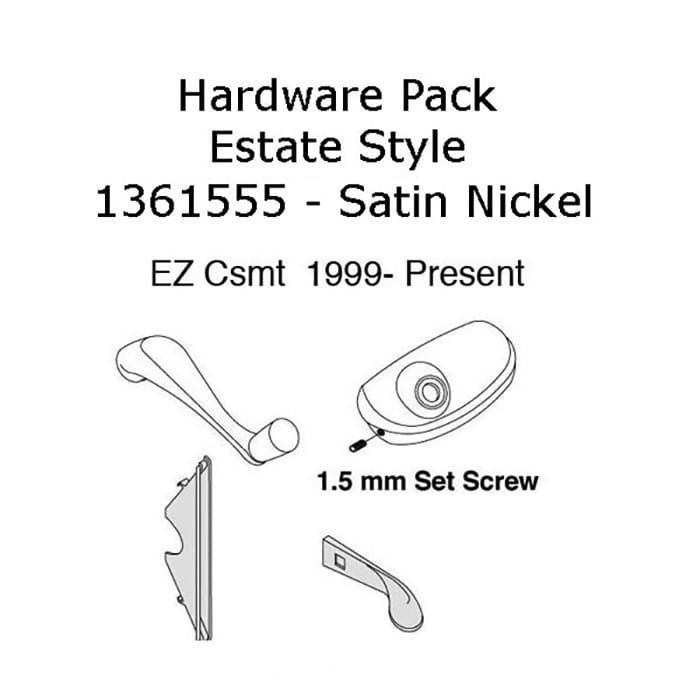 Andersen Window Hardware Pack, EZ Casement, Estate Style - S