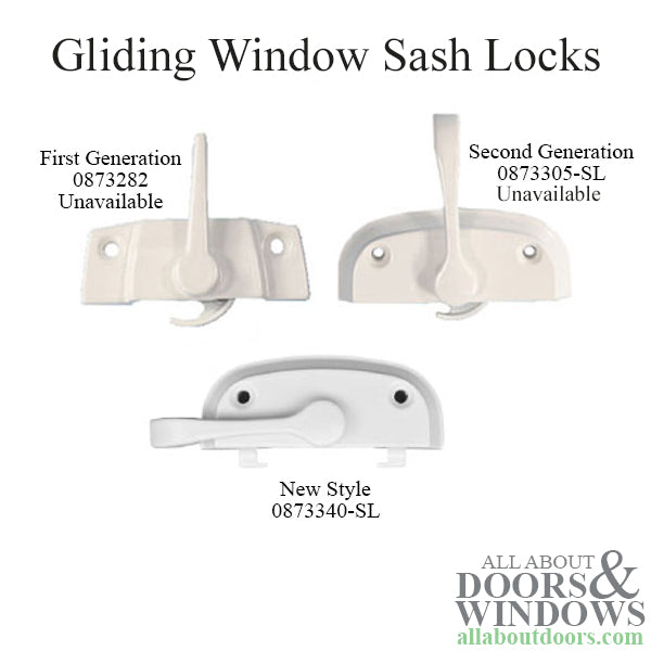 Andersen 200 Series Gliding Window Sash Lock, Old Style