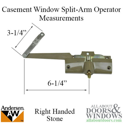 Andersen Window - Operator, Casement, Wood, Split Arm, PSC,