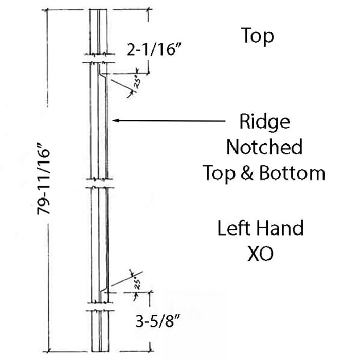 Andersen Interlock Weatherstrip - Wood Gliding