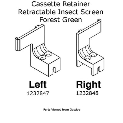 Andersen Frenchwood Gliding Doors - Cassette Retainer