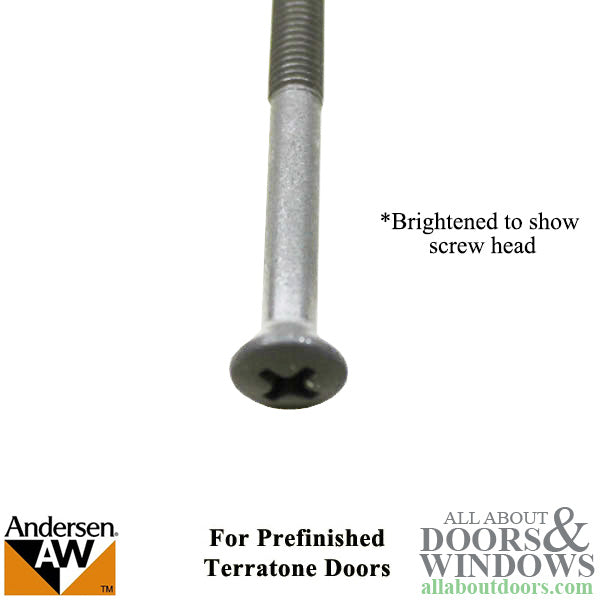 Andersen Window - Prefinished Terratone Doors - Threaded Bol