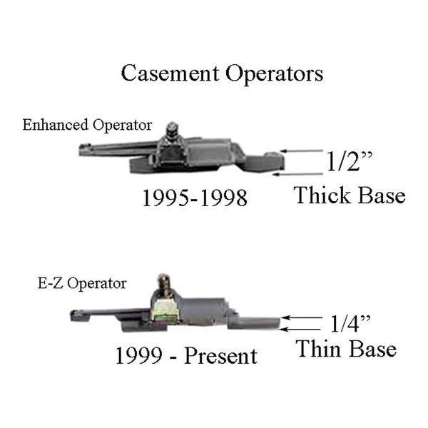 Andersen Window - E-Z Casement - Split Arm Operator, (1999-p