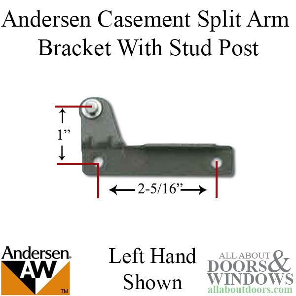 Andersen Window - Perma-Shield Casement Split Arm Bracket, w