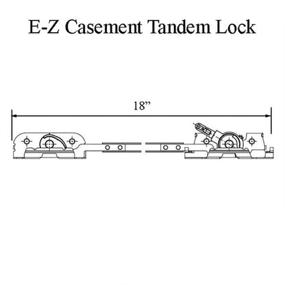 Andersen Perma-Shield Improved/E-Z Casement Lock - Tandem (Impact Resistant) - Left Hand