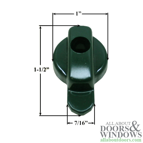 Andersen Insect Screen Latch - Forest Green