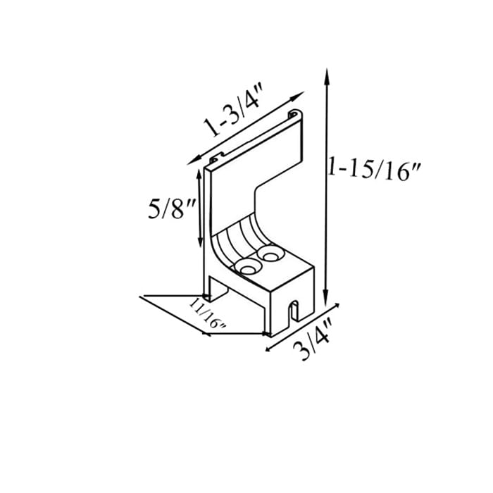 Andersen Frenchwood Gliding Doors - Cassette Retainer