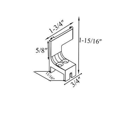 Andersen Frenchwood Gliding Doors - Cassette Retainer