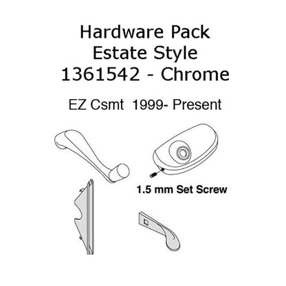 Andersen Window Hardware Pack, EZ Casement, Estate Style - C