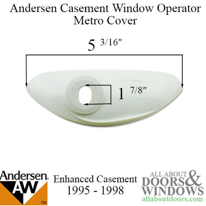 Andersen Enhanced Casement Window - Operator Cover - Metro S