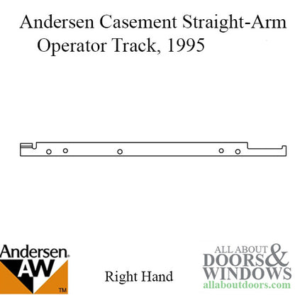 Andersen Window Straight Arm Operator Channel / Track, Strai