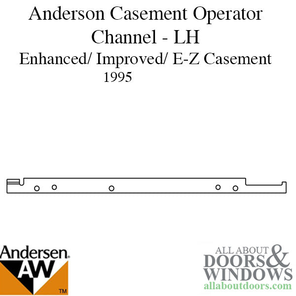 Andersen Window Straight Arm Operator Channel / Track, Strai