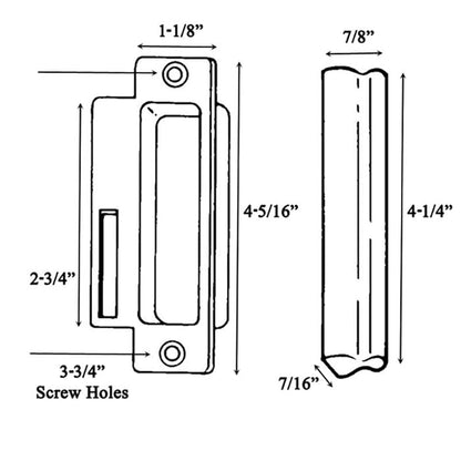 Andersen Window - PSI Gliding Door - 2 Panel Screen Door Han