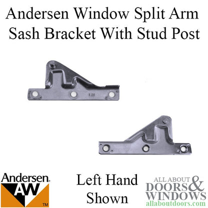 Andersen Bracket With Stud post, Left Hand