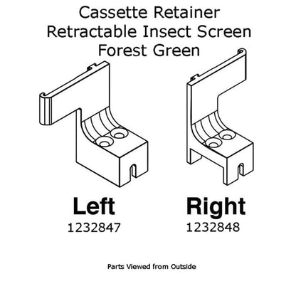 Andersen Frenchwood Gliding Doors - Cassette Retainer