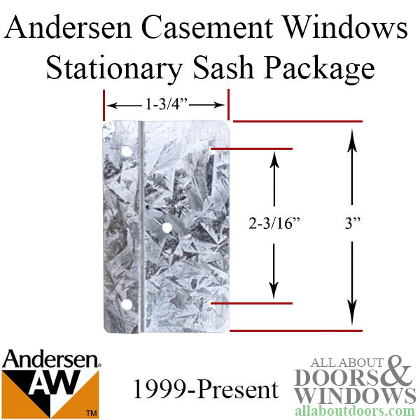 Andersen Window Stationary Sash Package, PS Improved/E-Z Cas
