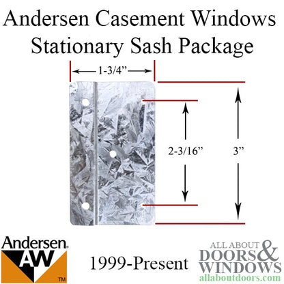 Andersen Window Stationary Sash Package, PS Improved/E-Z Cas