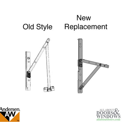 Andersen Awning 9-1/2 Hinge Set W/ Screws - Discontinued