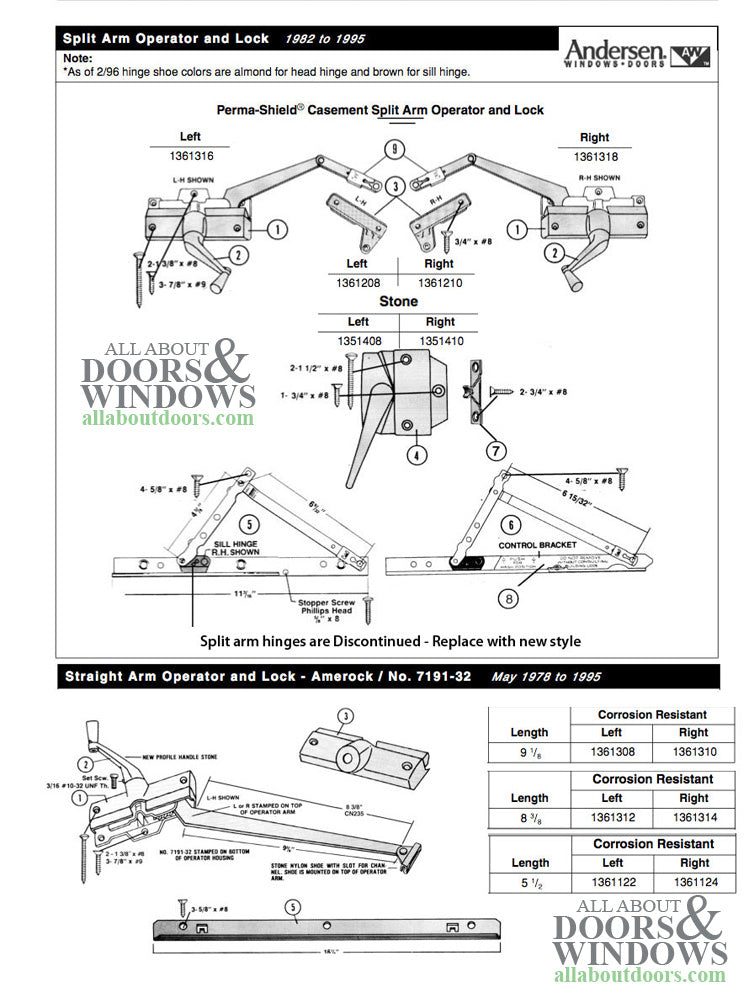 Andersen Keeper, Perma-Shield Casement Window-Stone