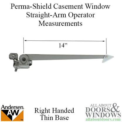 Andersen Perma-Shield Casement Windows - Straight Arm Operat