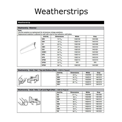 Andersen Perma-Shield Casement Windows - Weatherstrip - Wate
