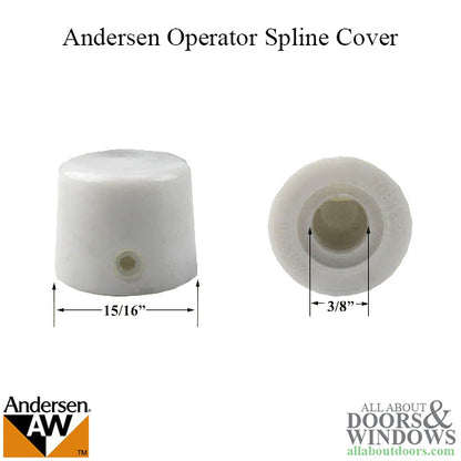 Andersen Operator Spline Cover, White