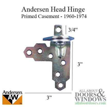 Andersen Window - Primed Casement Head Hinge, Head - Right