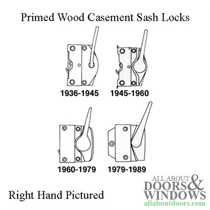 Andersen Casement Sash Lock 1945-1960 - Left, Bronze