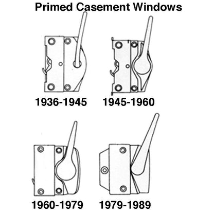 Sash Lock - Andersen Casement 1936-60 RH, Bright Chrome