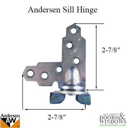 Andersen Window - Primed Casement Sill Hinge, Sill - Right