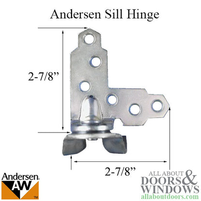 Andersen Window - Primed Casement Sill Hinge, Sill - Left