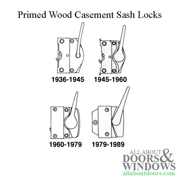 Andersen Casement Sash Lock 1945-1960 - Right, Bronze