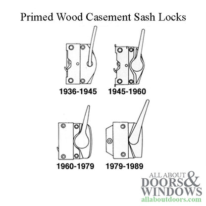Andersen Casement Sash Lock 1945-1960 - Right, Bronze