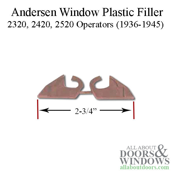 Andersen Plastic Filler for 2320, 2420, 2520 Operators (1936-1945