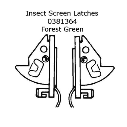 Andersen Perma-Shield Narroline Windows - Latches - Insect S