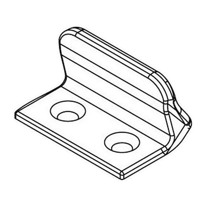 Andersen Exterior Sill Stormwatch Bracket w/ Screws - Forest Green