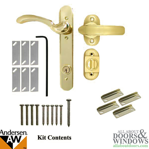 DISCONTINUED Andersen Emco Keyed 3 Post Storm Door Hardware