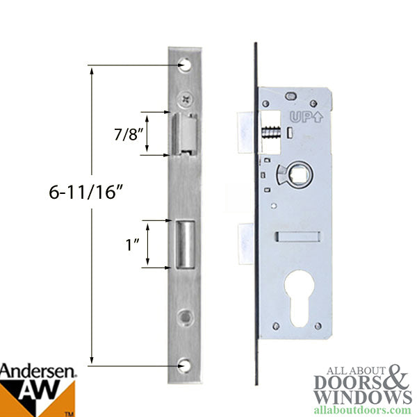Andersen / Emco Single Point Mortise Lock - NOT AVAILABLE