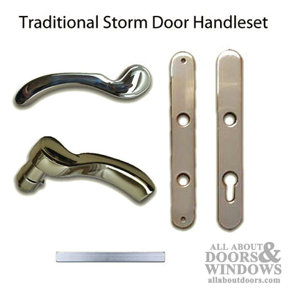 Andersen / EMCO Storm Door Handleset, Traditional Design, Ch
