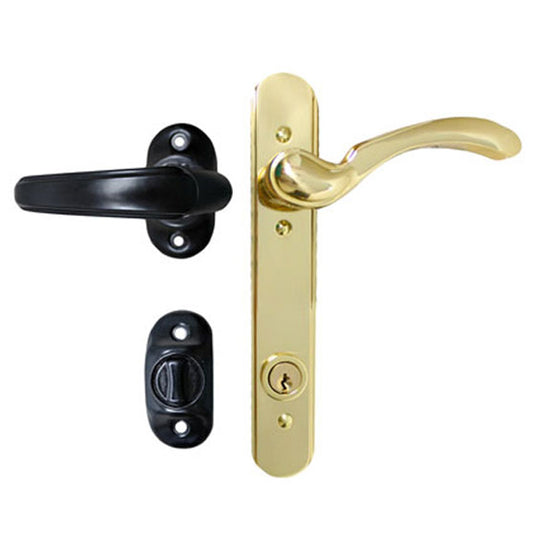 Andersen Emco Keyed 3 Post Storm Door Hardware with Deadbolt