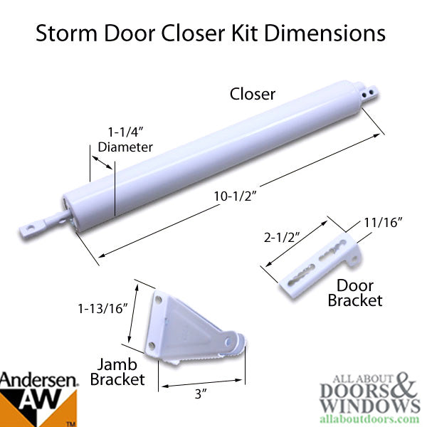 Andersen / Emco 1 Pack Standard Storm / Screen Door Closer K