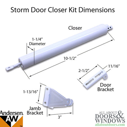 Andersen / Emco 1 Pack Standard Storm / Screen Door Closer K