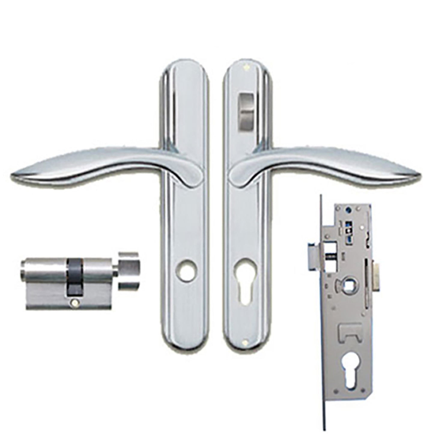 Andersen Storm Door Hardware w/ Lock Bar, Choose Finish