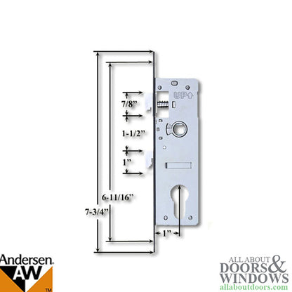 Andersen / Emco Single Point Mortise Lock - NOT AVAILABLE