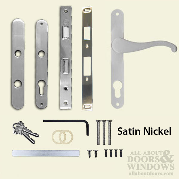 Andersen/Emco Mortise Lock handleset Without Lock Bar - Nic